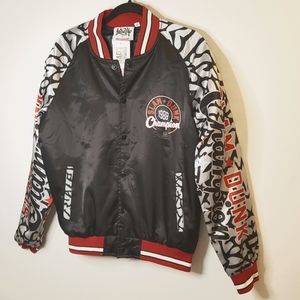 Laced up 1988 Slam Dunk Championship Satin bomber jacket Jordan 3 Free throw M